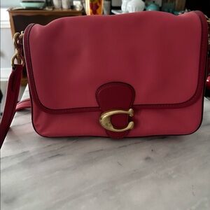 Pink coach purse